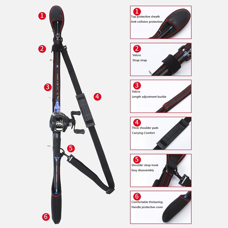 New Fishing Rod Protective She - Fishing Rod Case 评论和价格
