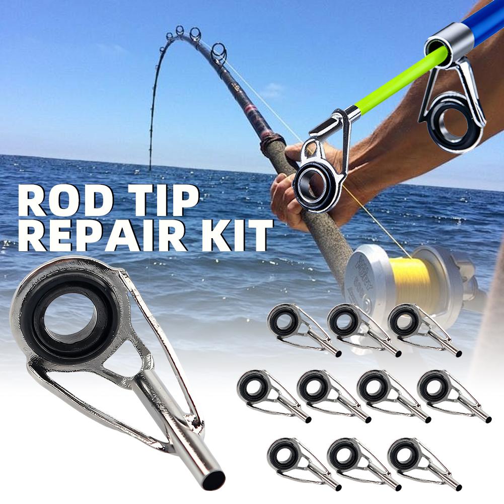 Rod Tip Repair Kit 10pcs Fishi - Fishing Rod Tip Replacement 评论和价格