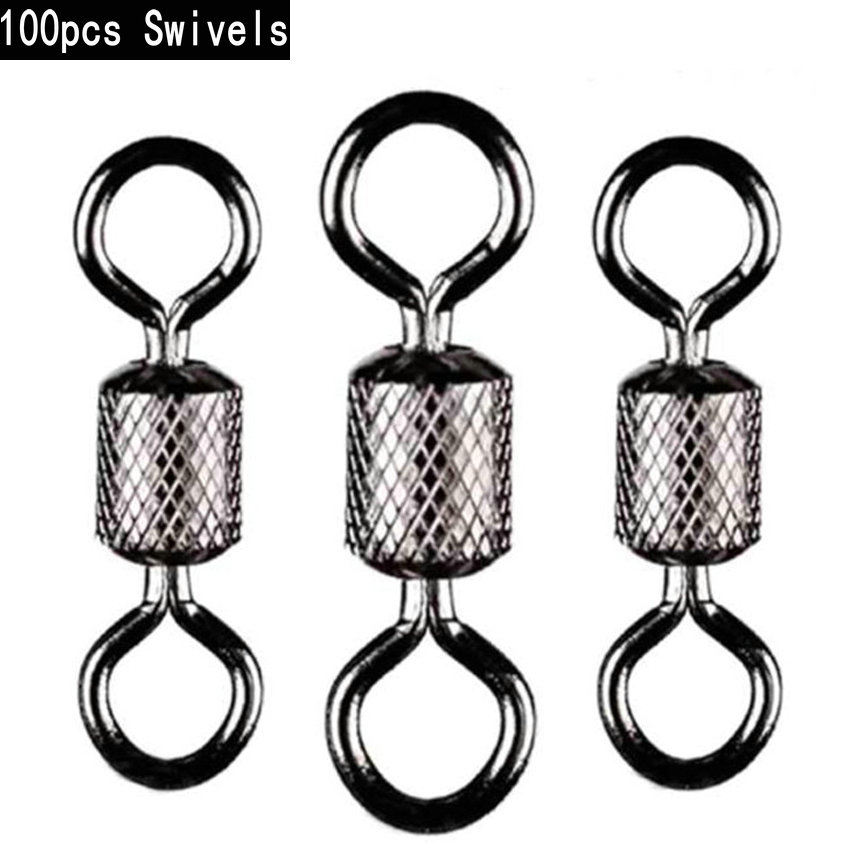 100pcs/box Fishing Swivel 1#-1 - Fishing Rod Case 评论和价格