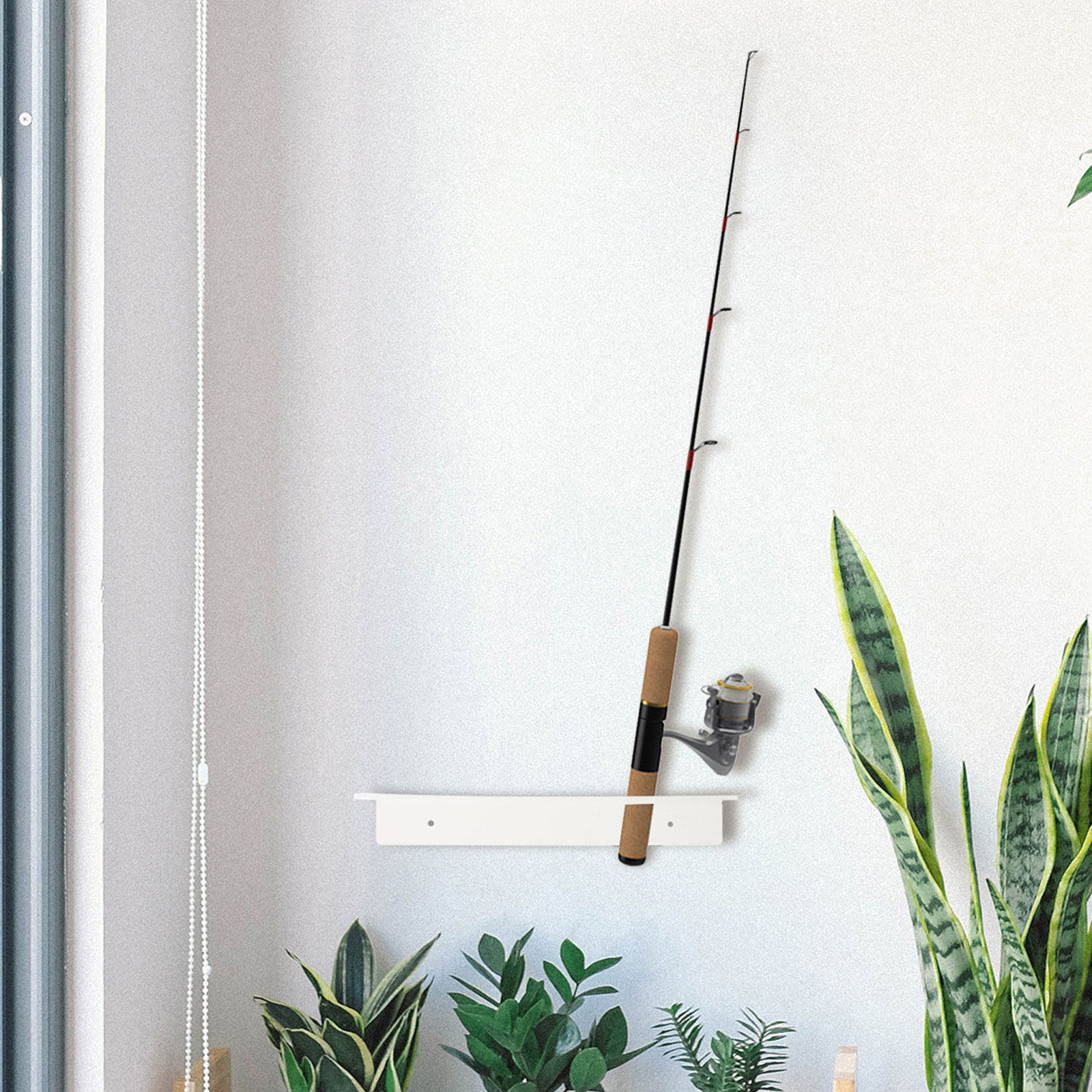 1Pair Wall-Mounted Fishing Rod - Fishing Rod Rack 评论和价格