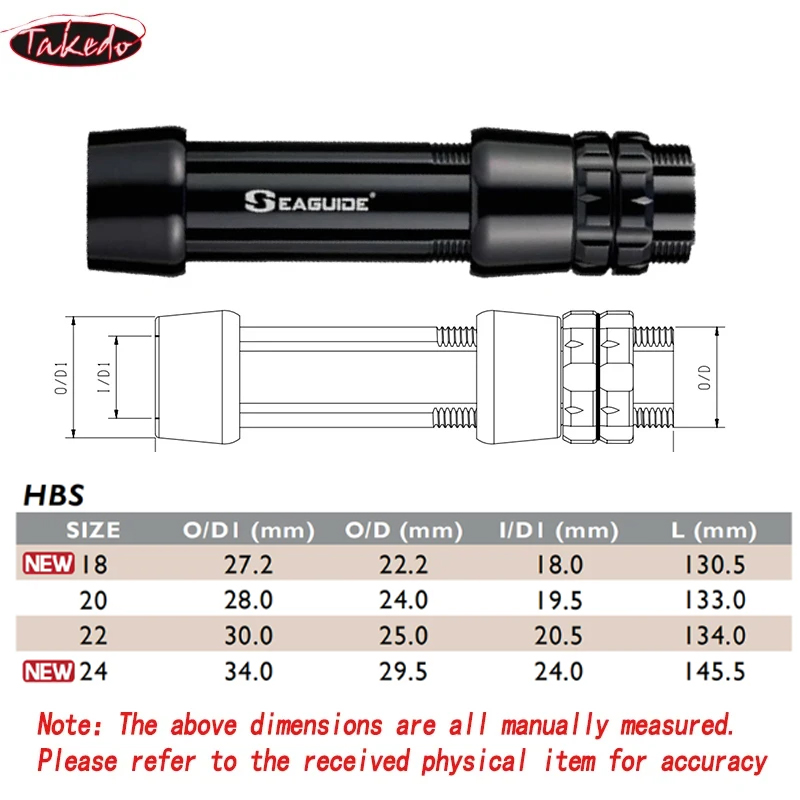 TAKEDO 18# 20# 22# 24# HBS Hea - Fishing Rod Repair Kit 评论和价格